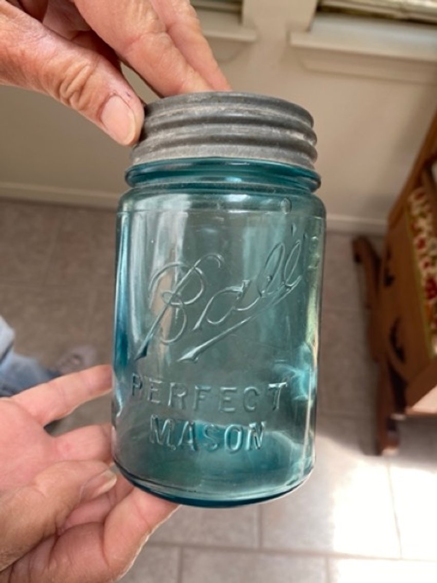 2: Antique Ball Perfect Mason Jar with Zinc Lid, #5