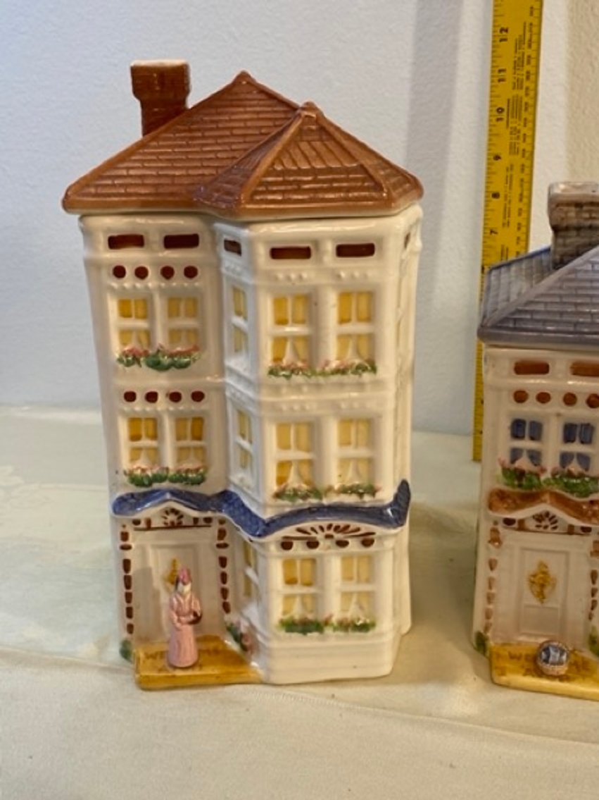 3: Avon Townhouse Collection Cannisters: Won by the Seller in Avon Contest