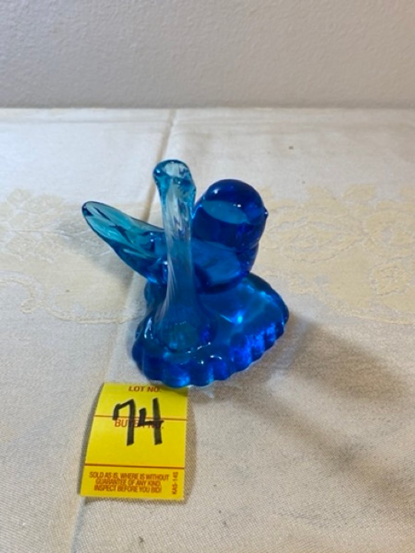 2: Bluebird of Happiness Vintage Bud Vase