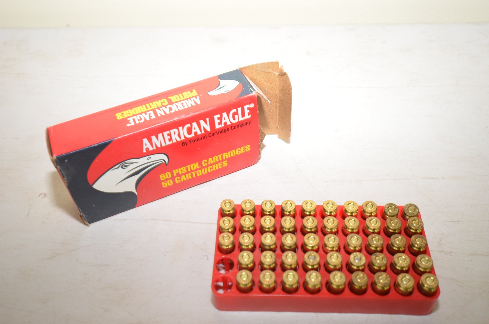 Partial Box American Eagle 40 S&W 180gr Full Metal Jacket - 48 Rounds
