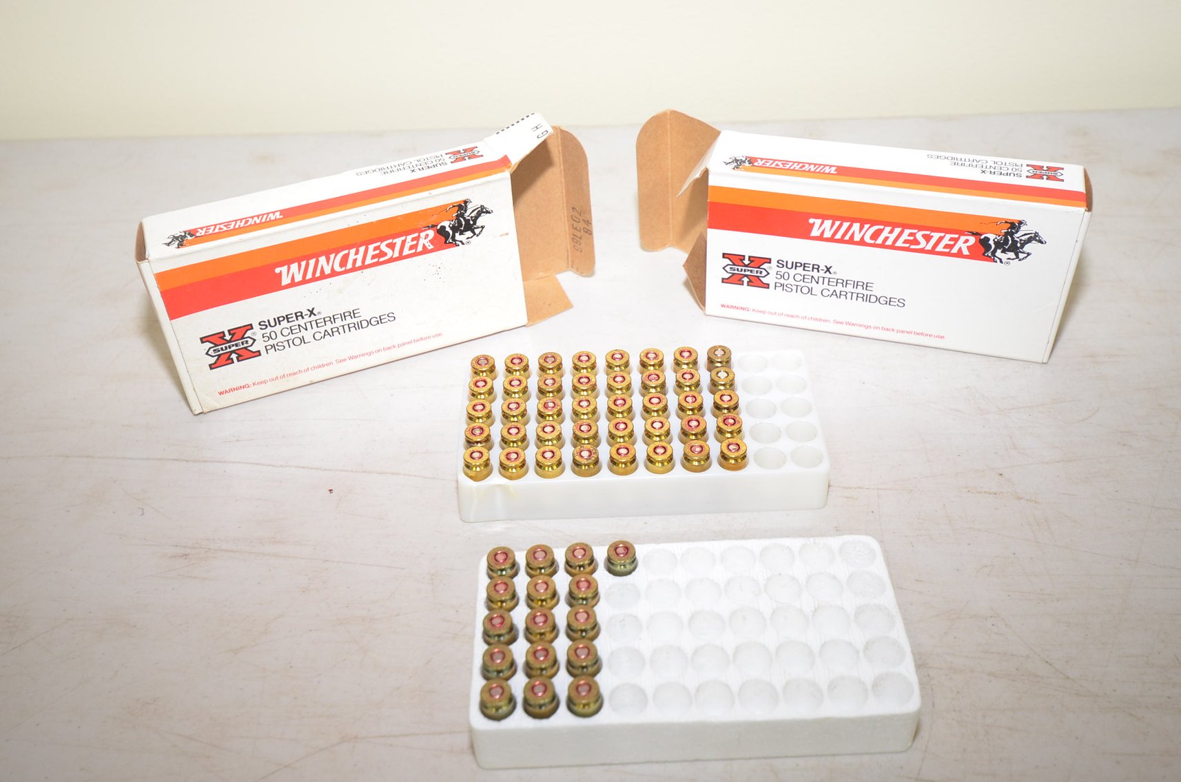(2) Partial Box Winchester 40 S&W 155gr