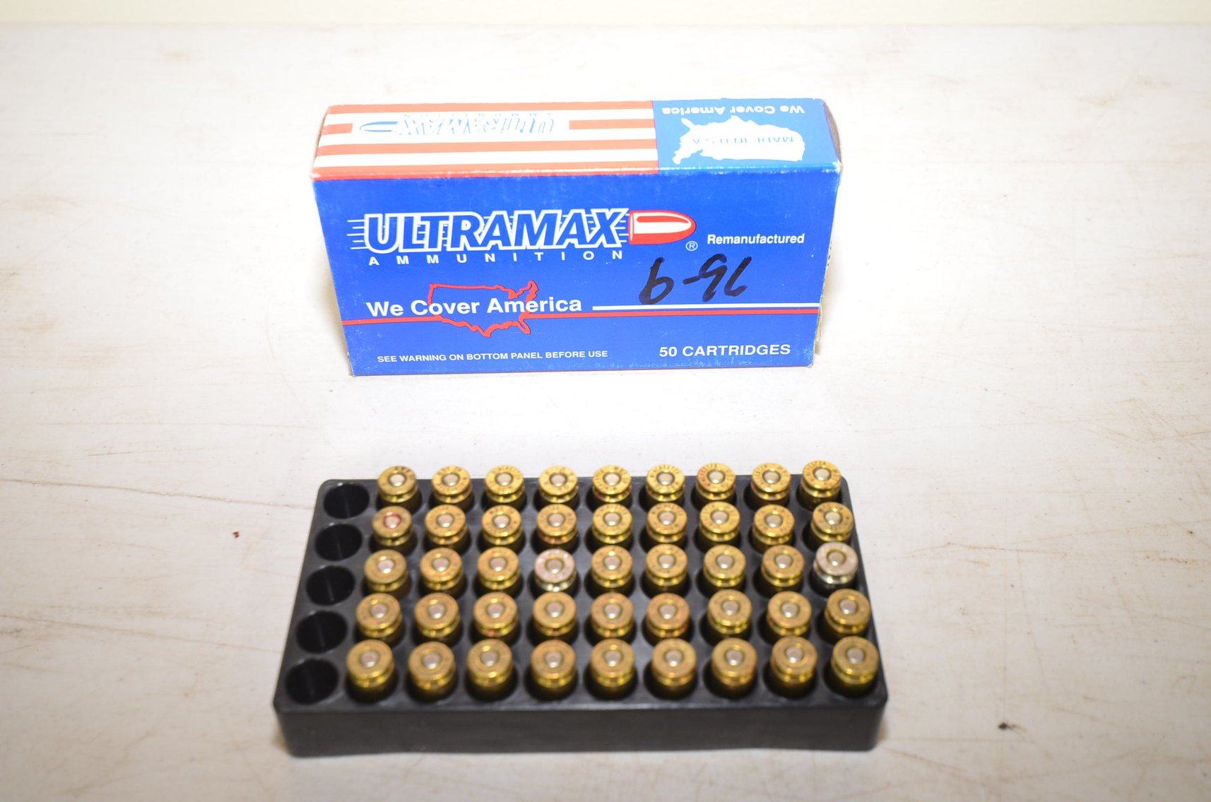 Partial Box Ultramax 40 S&W 180gr - 45 Rounds