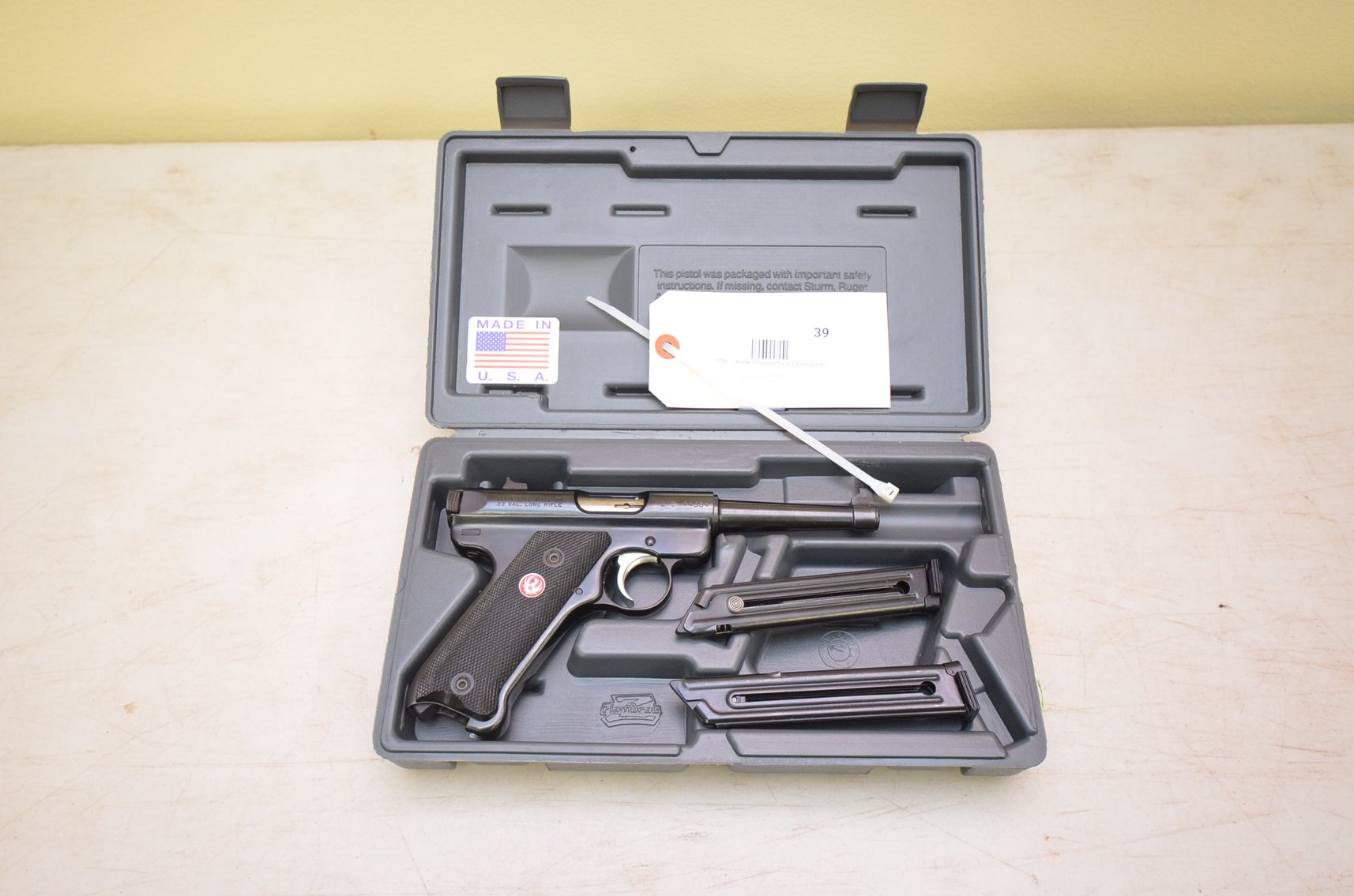 Pistol - Sturm, Ruger & Co INC MK III 22 Long Rifle Semi Auto