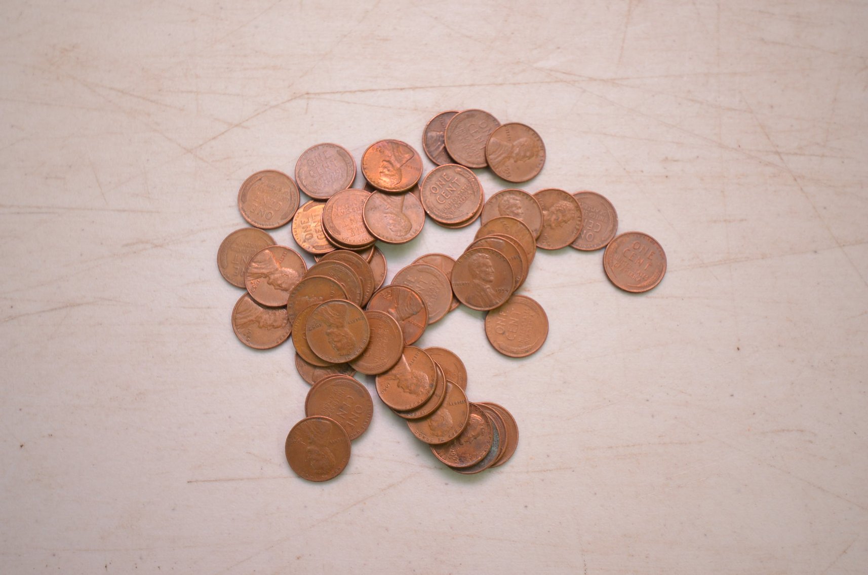 (50) Wheat Pennies