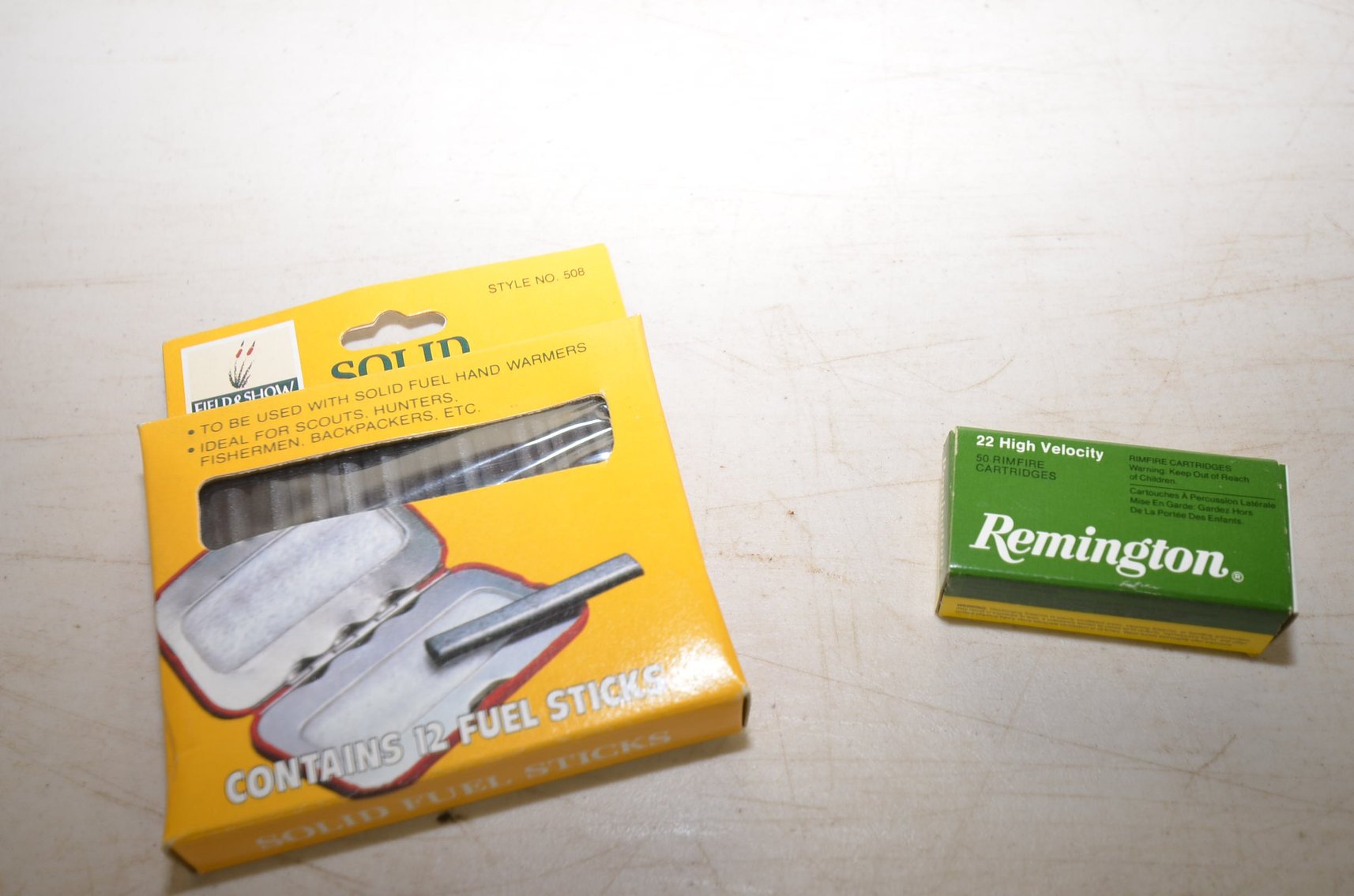 Full Box Remington 22 Short and (12) Field&Show Field Sticks