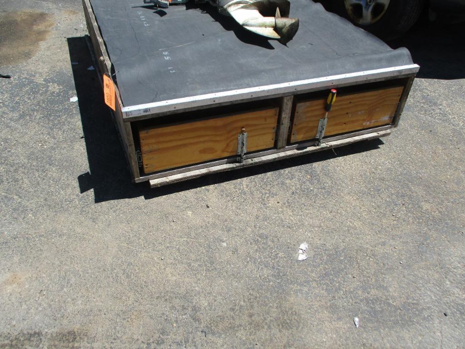 Wood Utility Box
