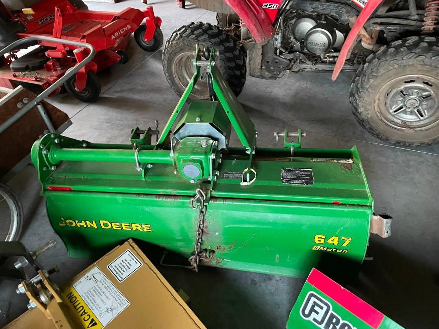 John Deere I-Match 647 PTO Driven Tiller