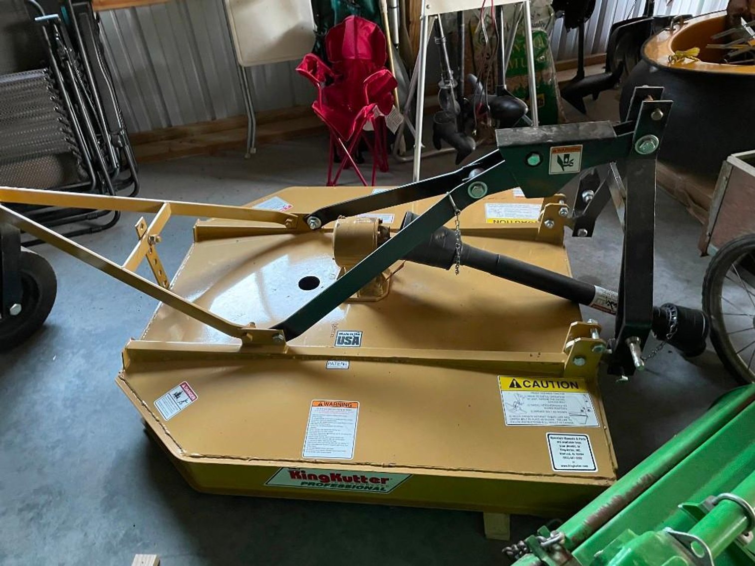 King Cutter Professional Series 3 Point PTO Driven 4' Brush Hog