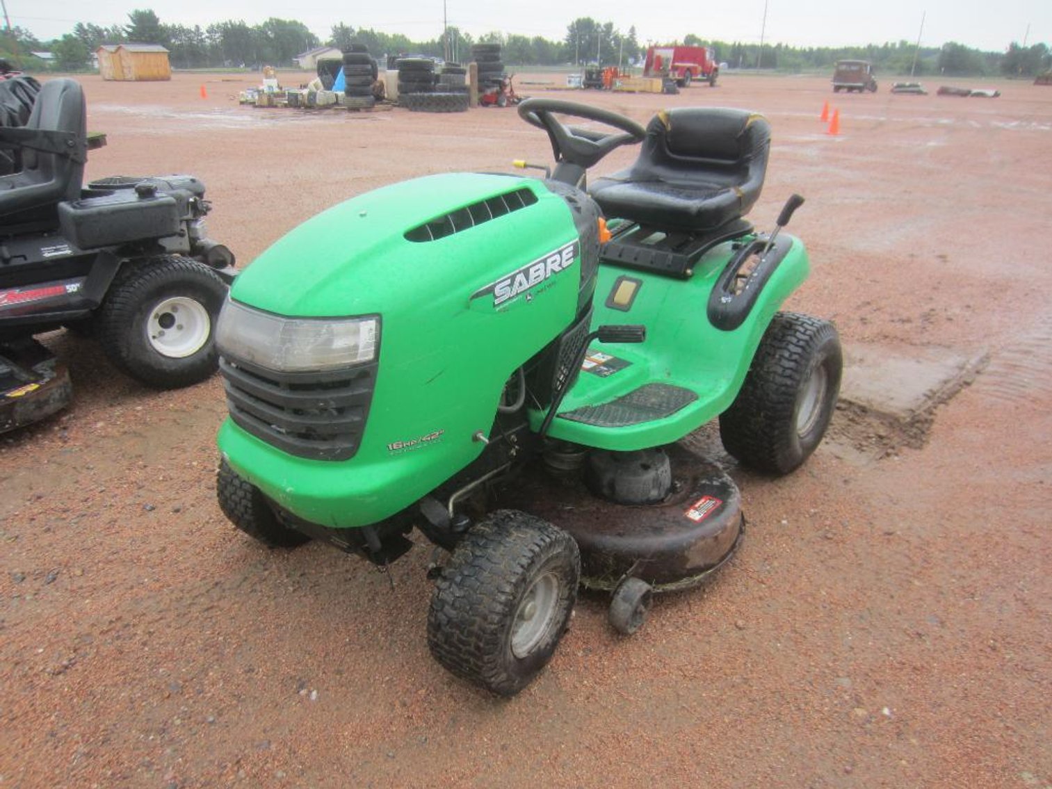 John Deere Sabre 42" Riding Lawn Mower, PIN: GX1642R014890 (Nitke Yard, Mosinee, WI)