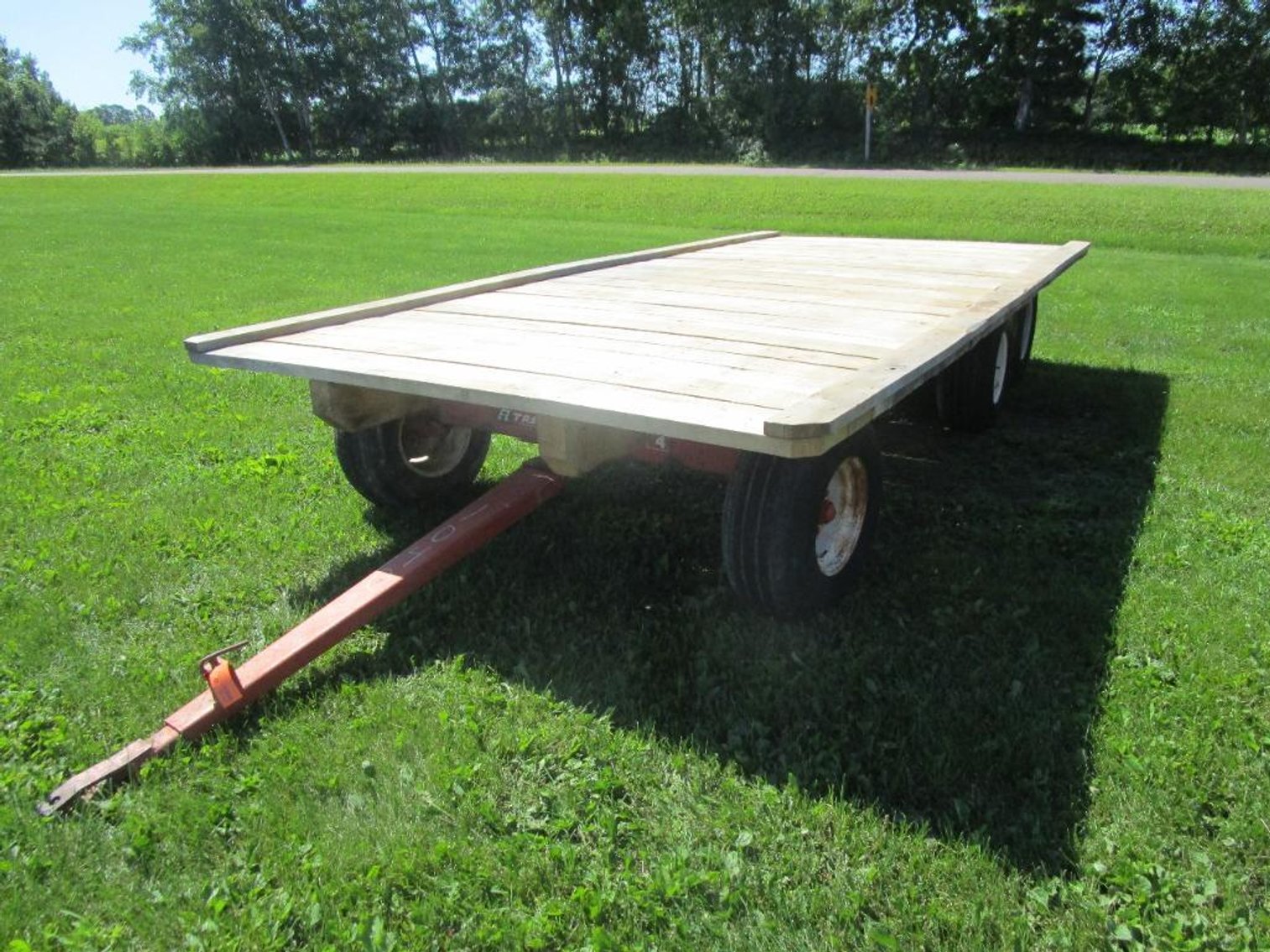 Wagon Running Gear with 18ft Deck