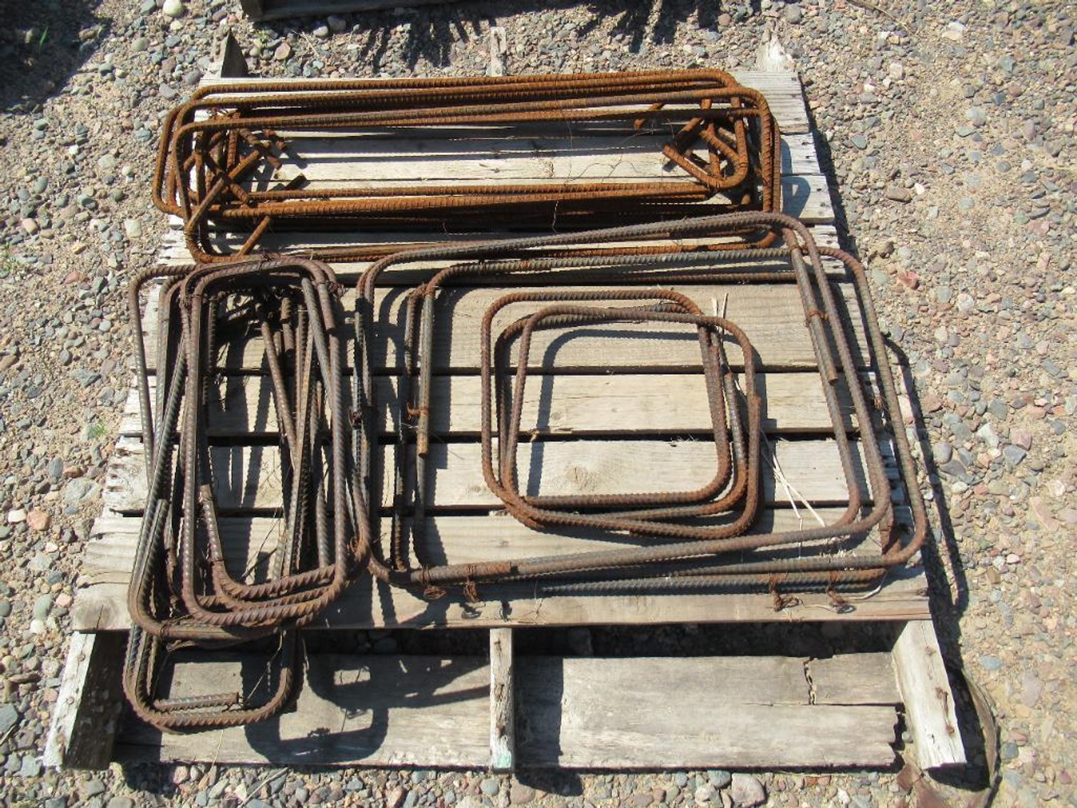 Approx. (28) 1/2" Rebar Rectangles