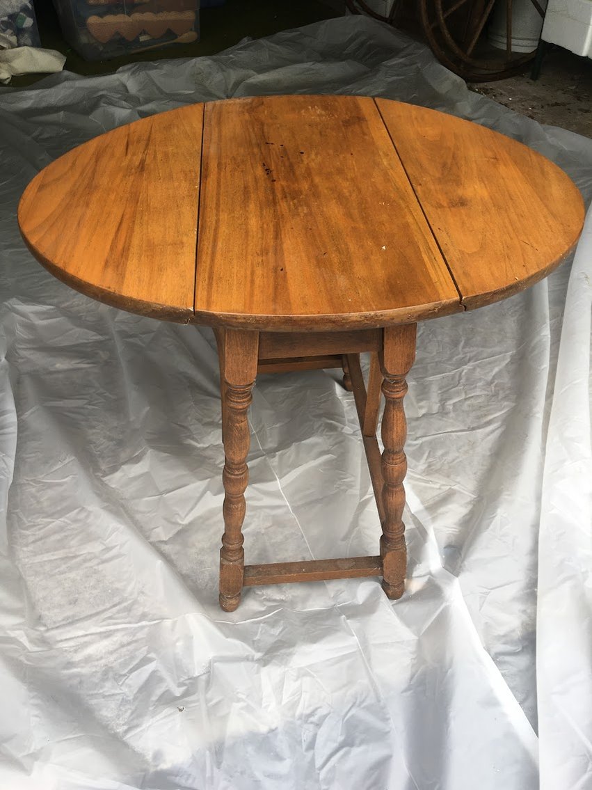 Small drop down table