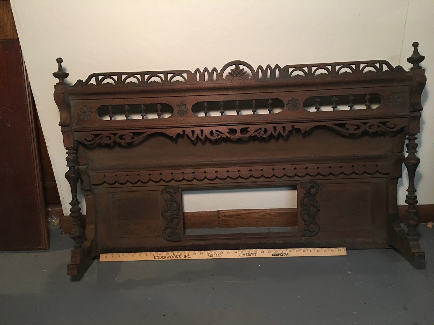Eastlake Style Headboard/Bar Back