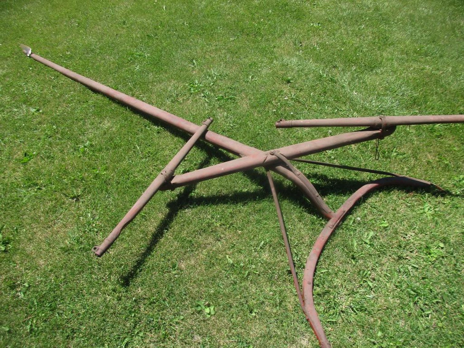 Wood Wagon Pole with Eveners