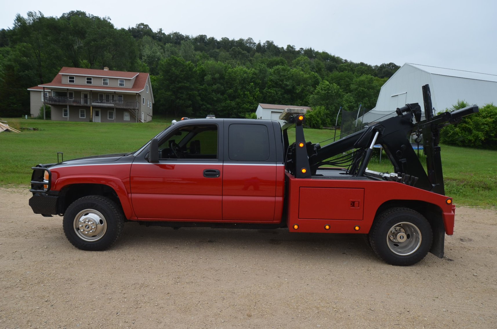 2006 GMC 3500 Tow Truck, 6.0L Gas Engine, 4x4