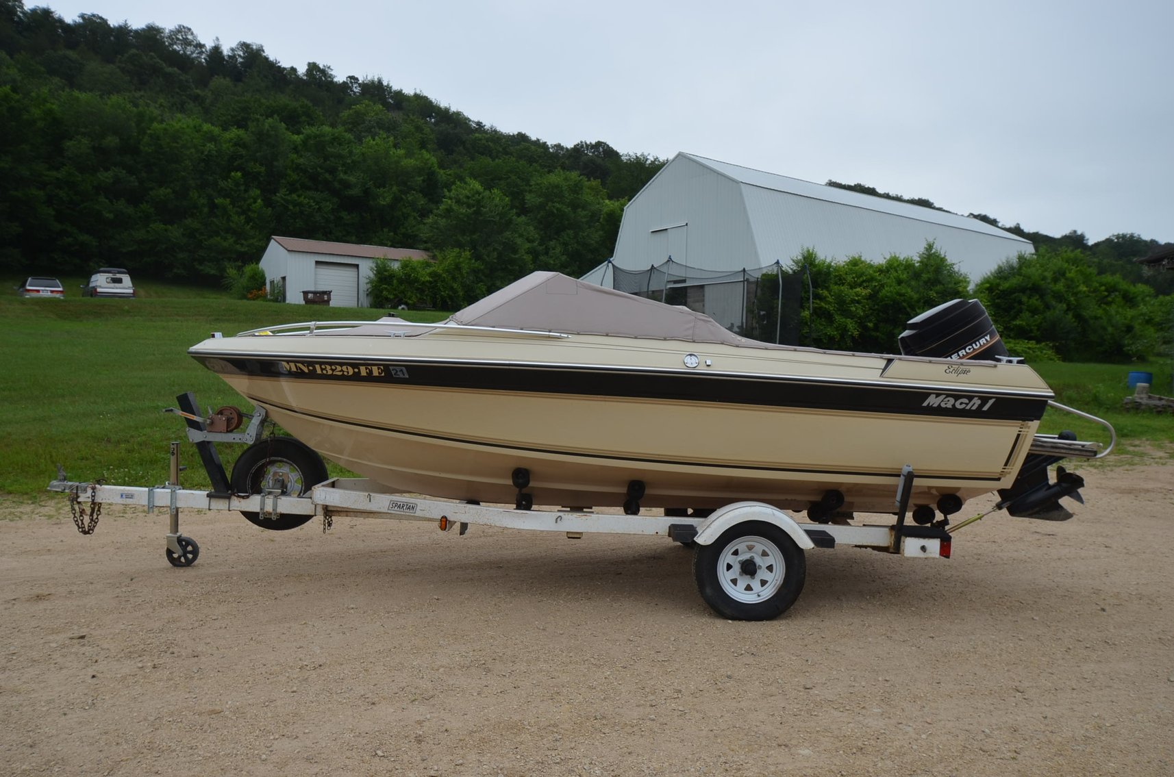 1987 MV650 Eclipse 16ft Fiberglass Boat