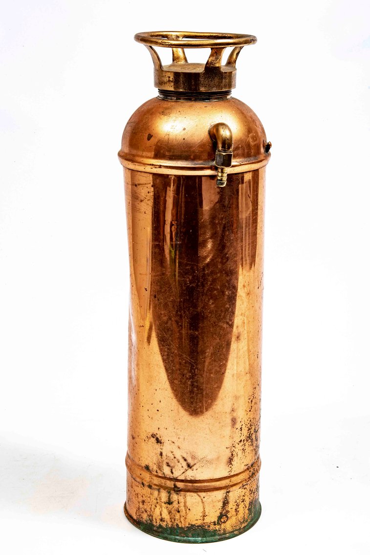 Fire Extinguisher- Copper and Brass