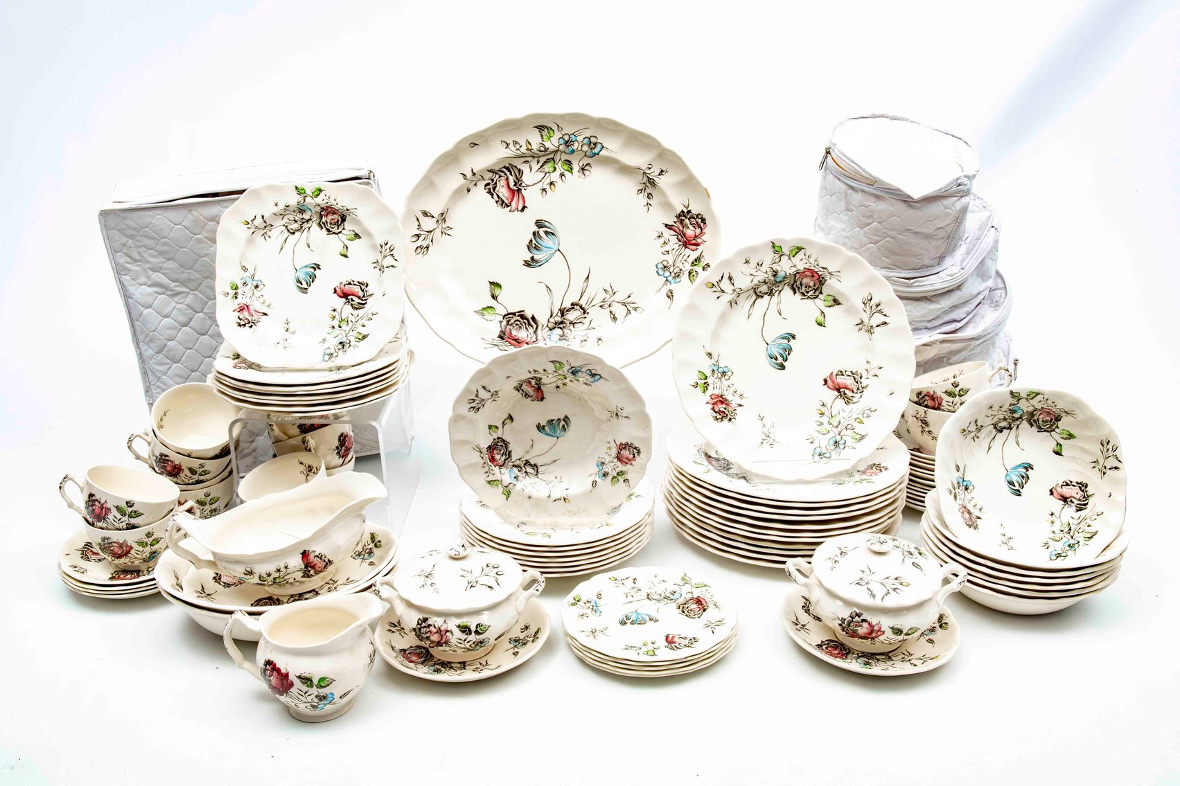 Johnson Bros. "Day In June" Dishware- 79 Pieces 