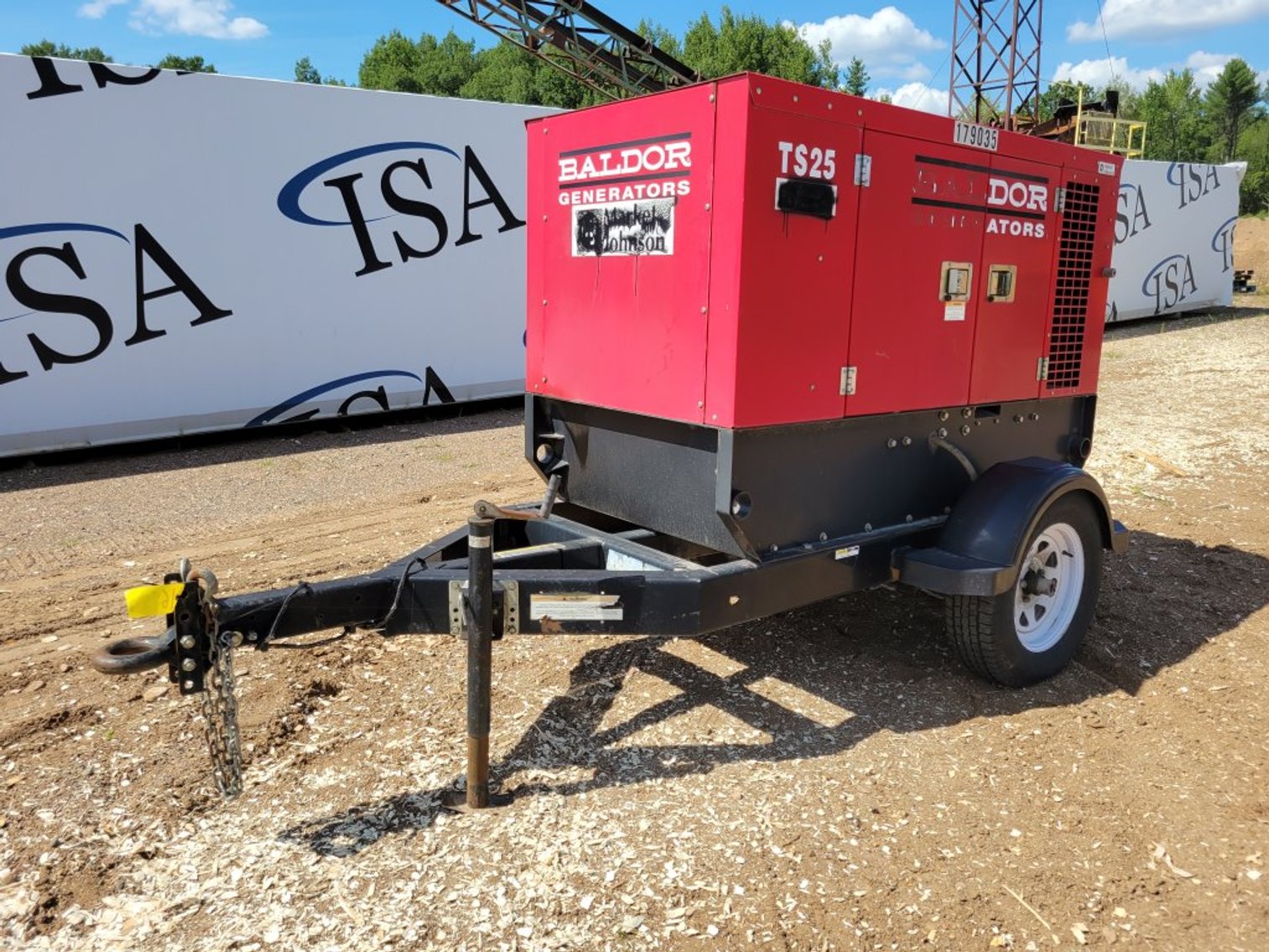Baldor TS25T Towable Generator