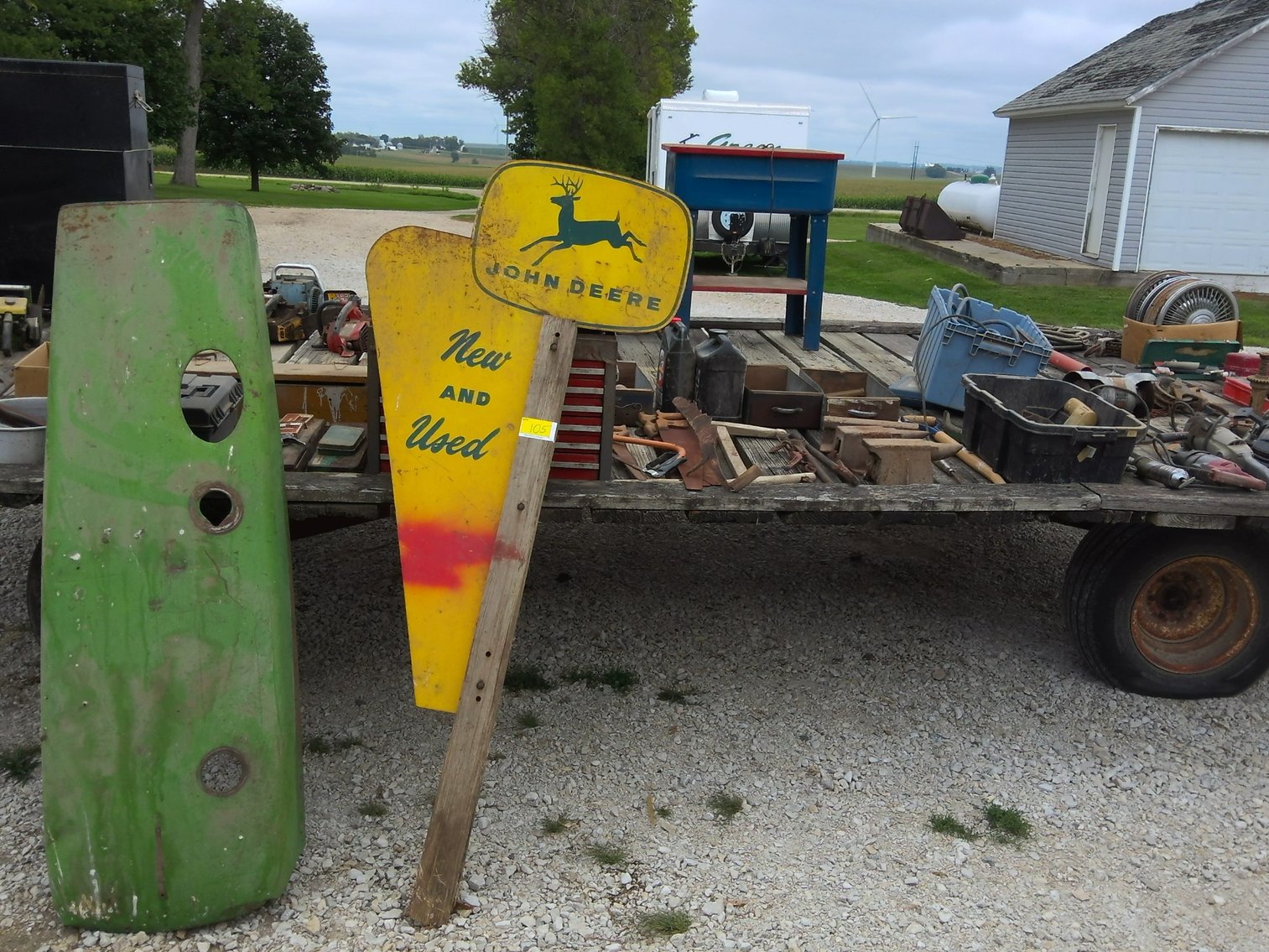 Antique John Deere sign