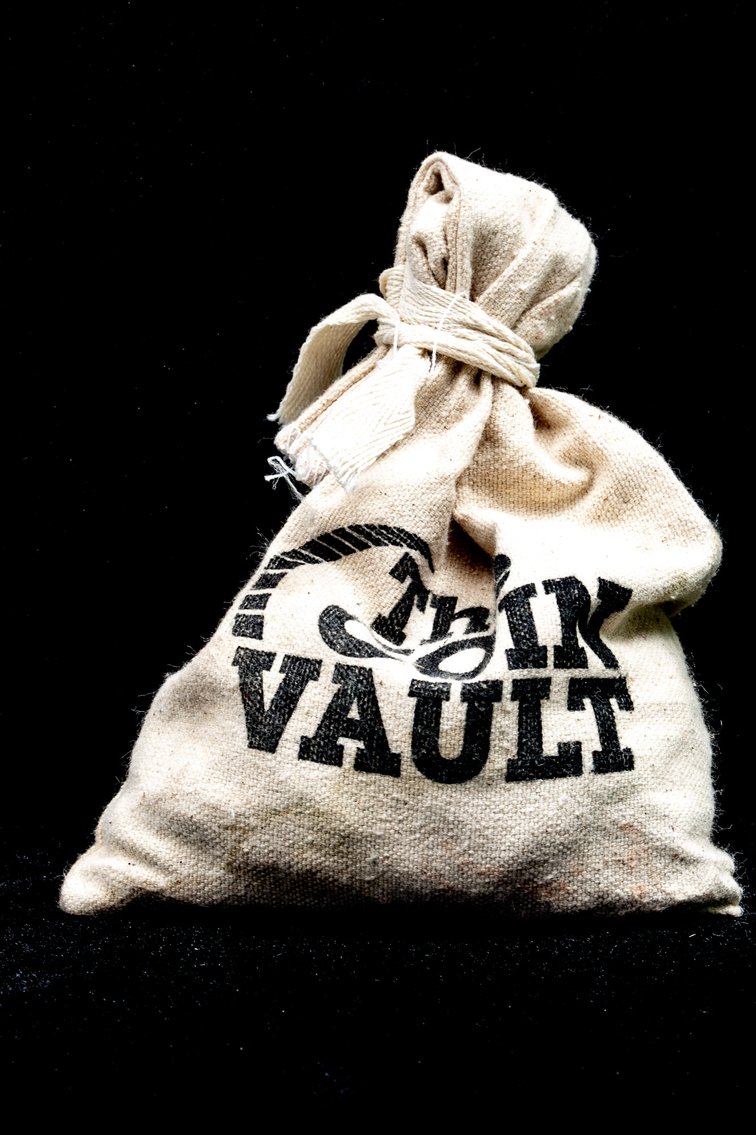 Wheat Pennies in Banker's Bag