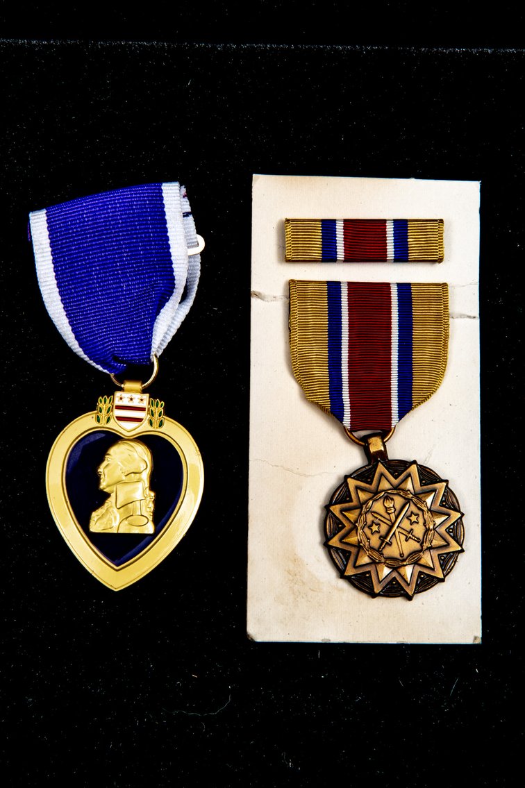 Military Medals- Purple Heart & Army Reserve Medal