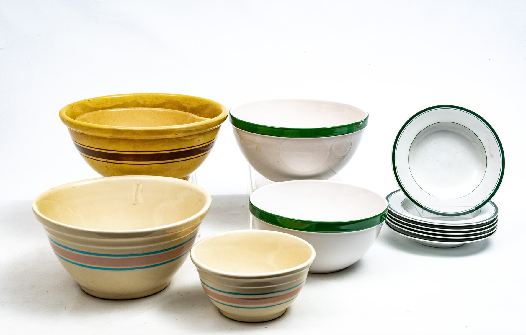 Mixing Bowls & Dishes - Nelson McCoy, Cooks Club..