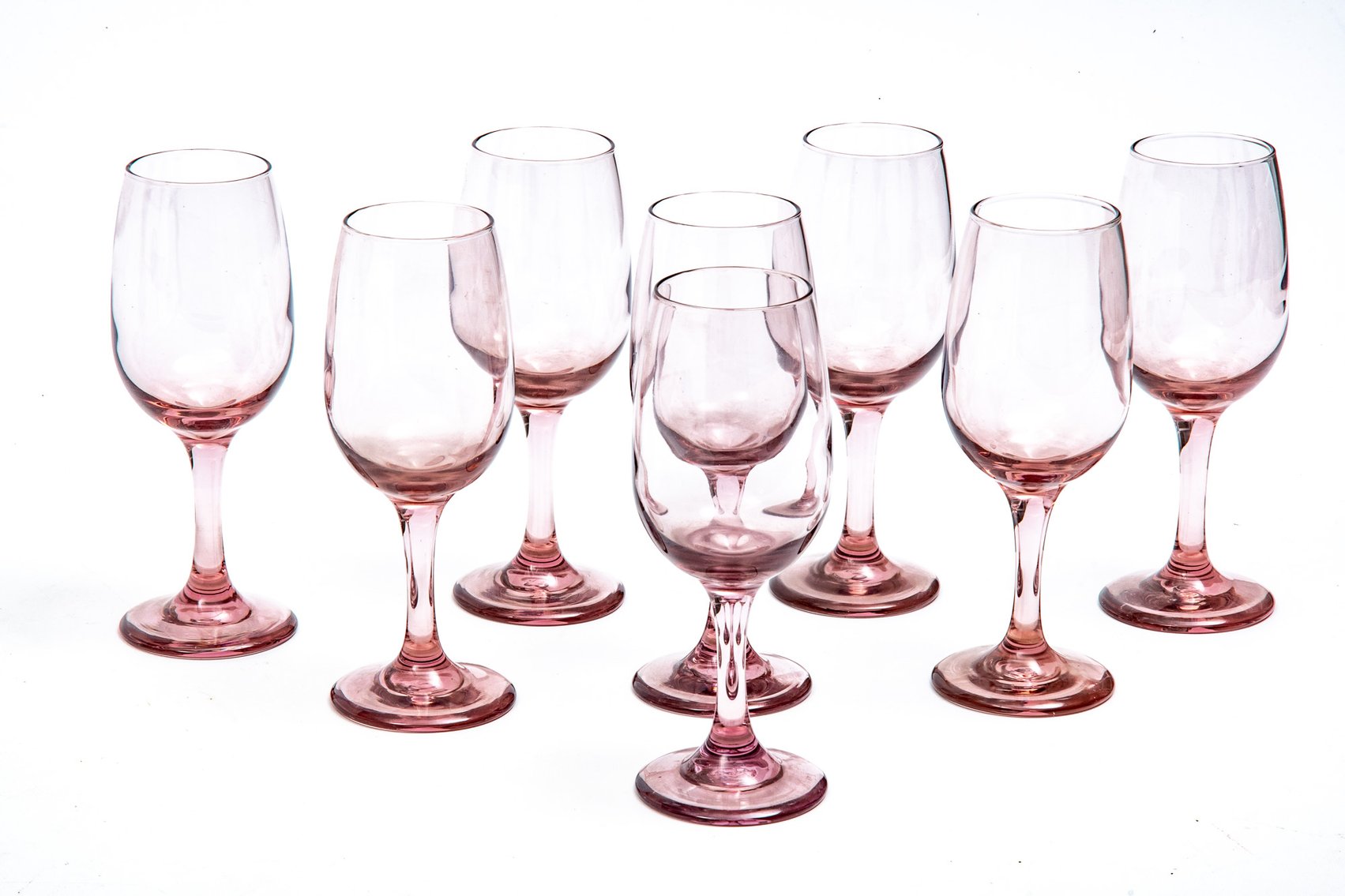 Libbey 8-Count Pink Wine Glasses