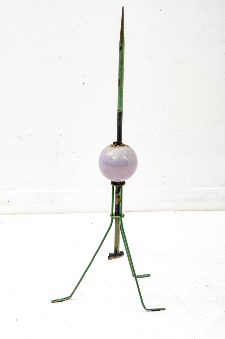 Lightning Rod With Glass Ball
