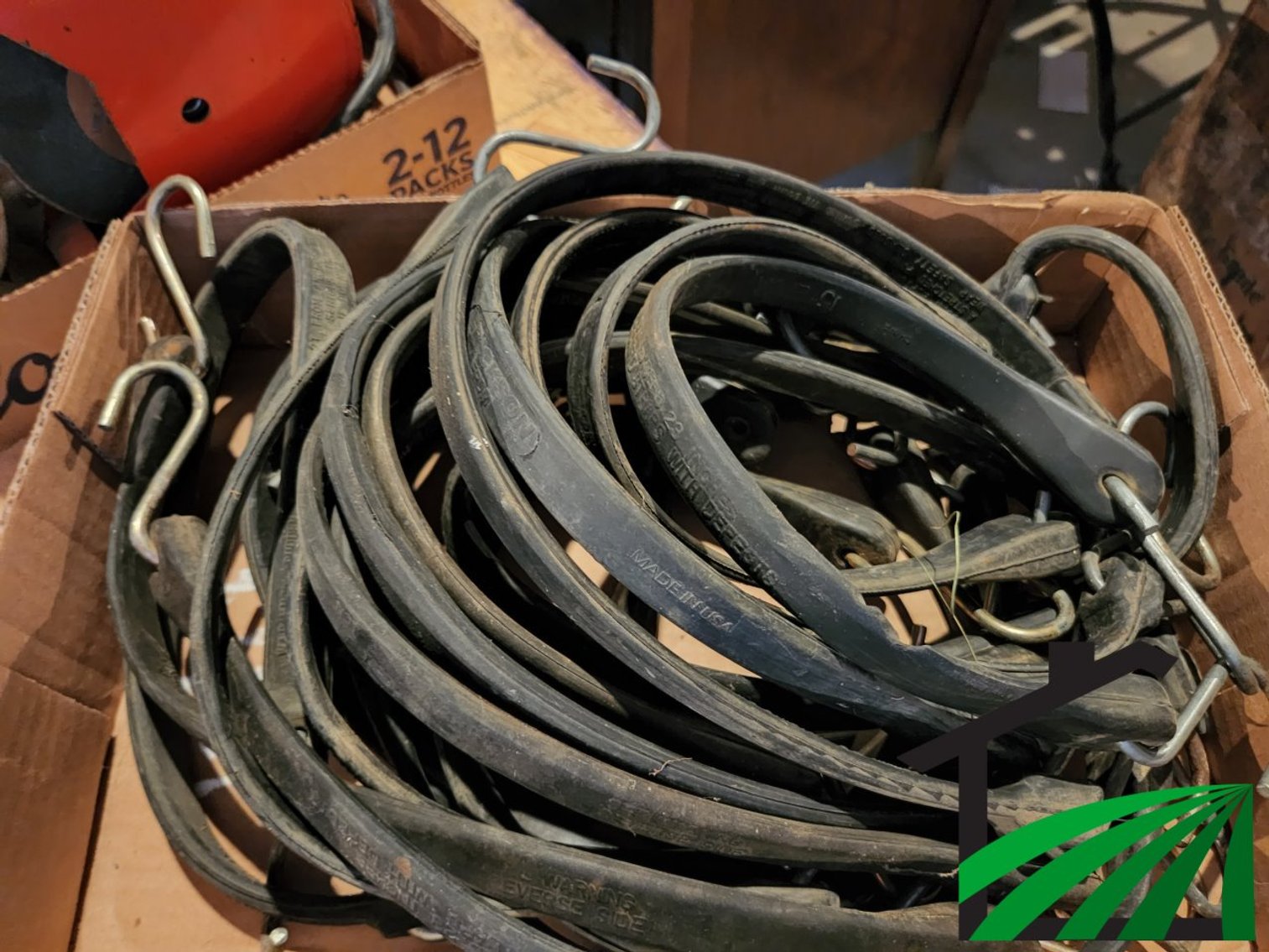 Box of Bungee cords