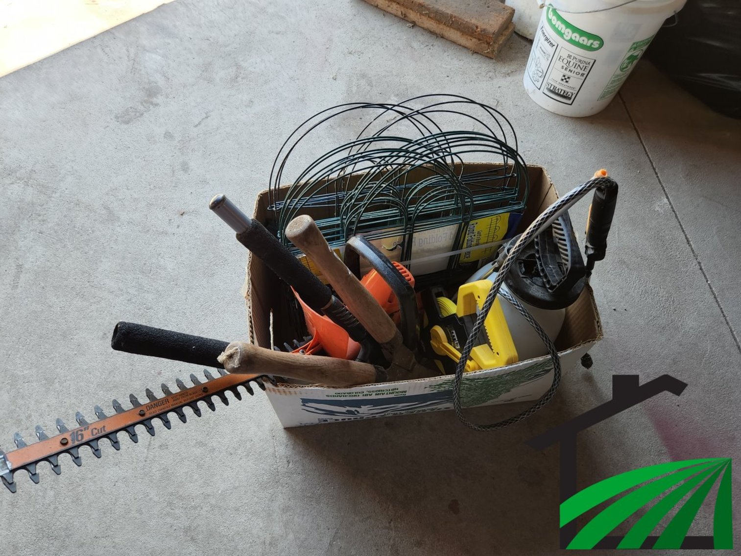 Box of misc tools