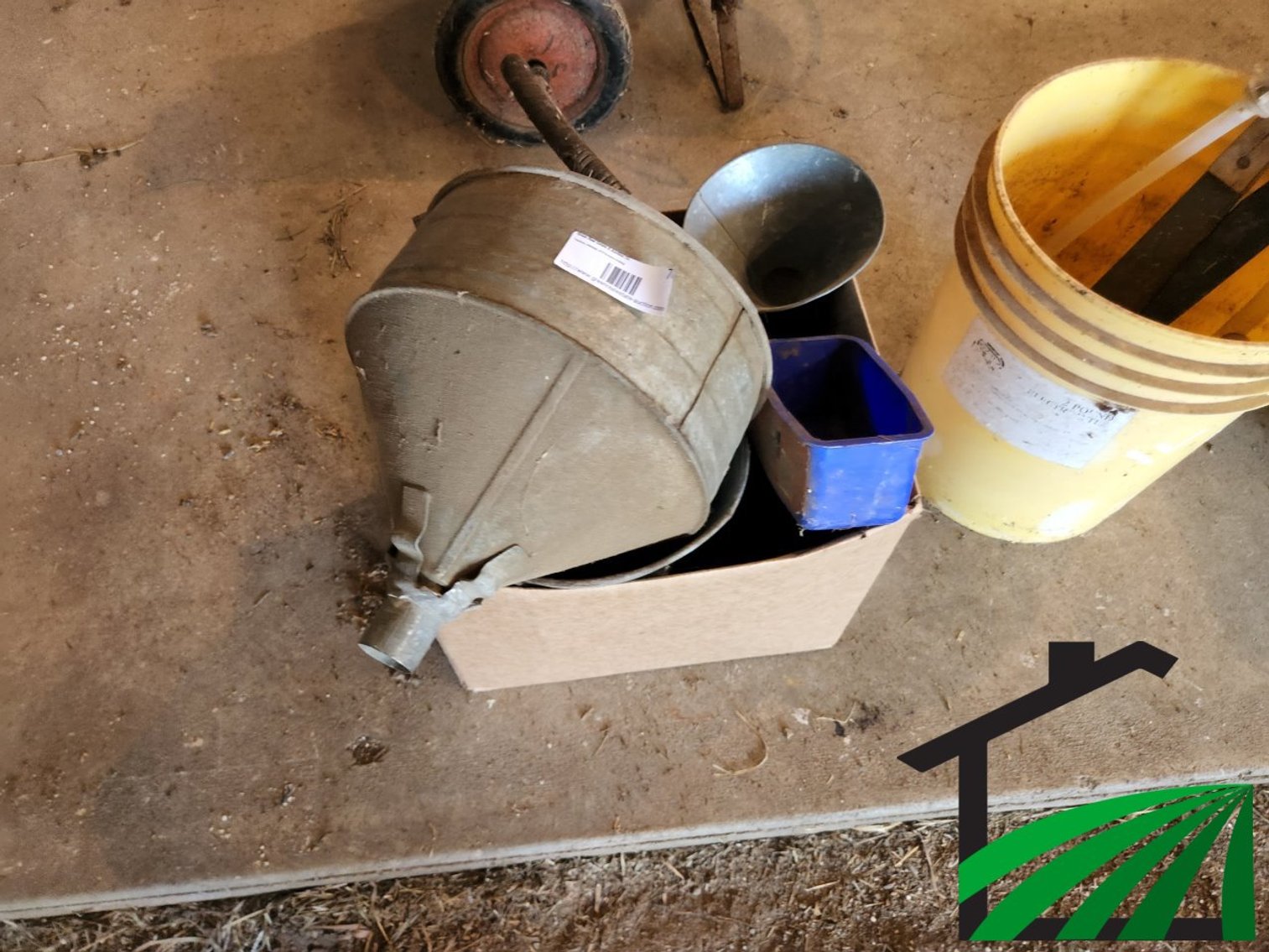 Box of funnels