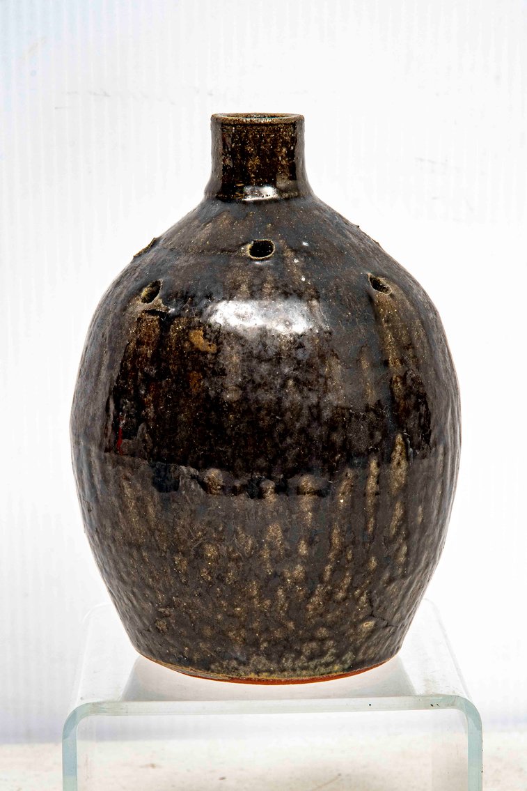 Mike Hanning Flower Frog Jug / Vase