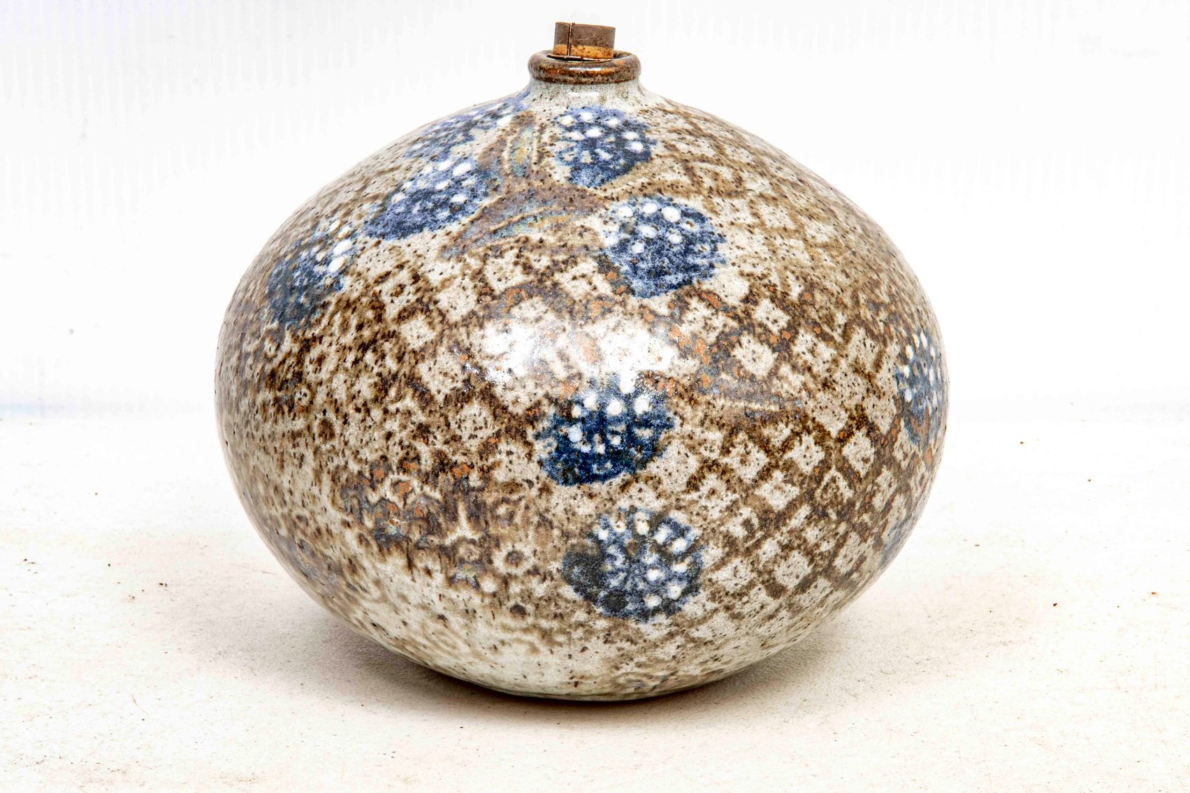 Rare Bruce Eppelsheimer Oil Lamp Pottery