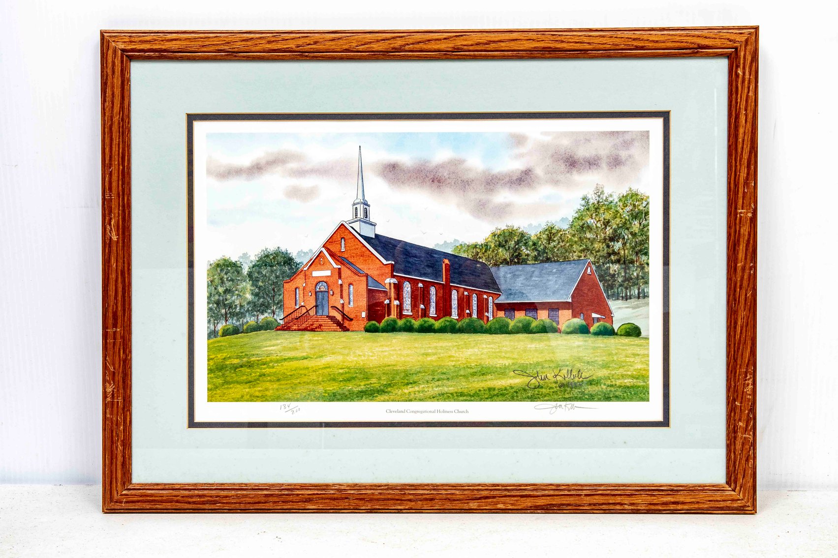 Framed John Kollock SN Cleveland CH Church Print