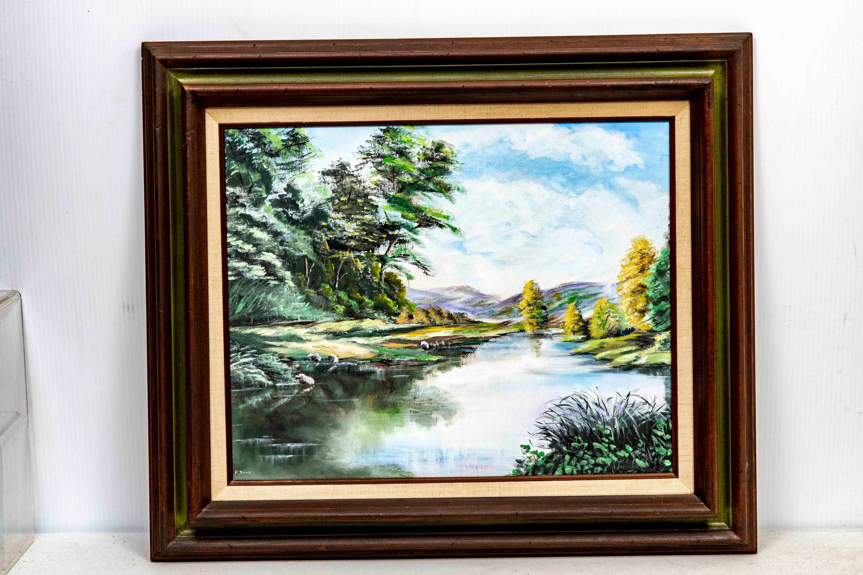 Original Landscape Painting Signed B. Reed