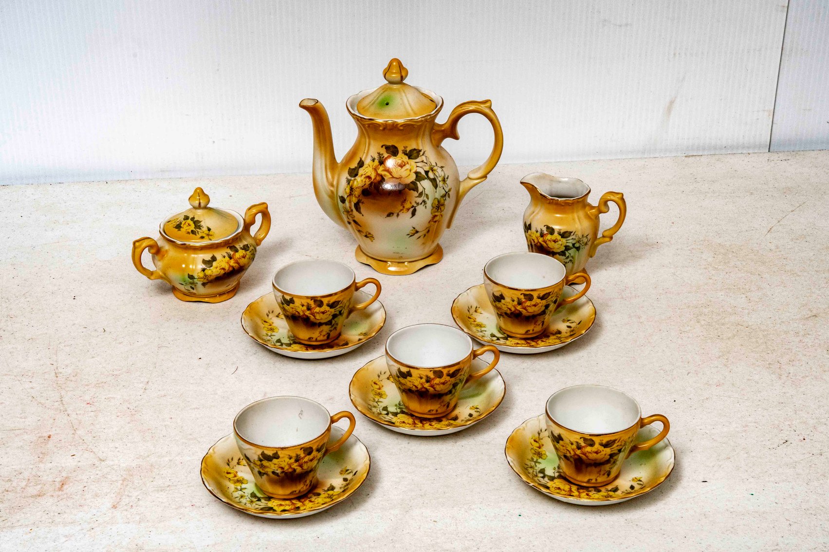Vintage Demitasse Tea Service for Five