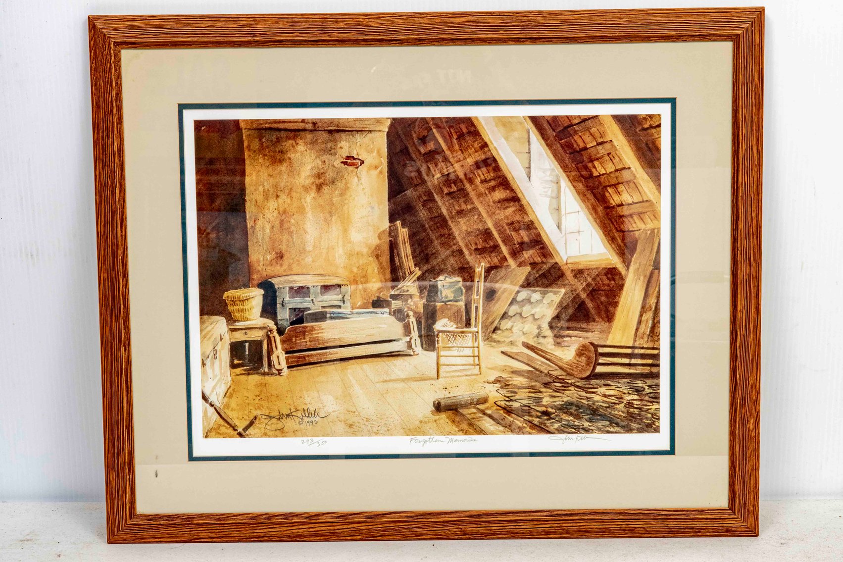 John Kollock Framed 'Forgotten Memories' S/N Print