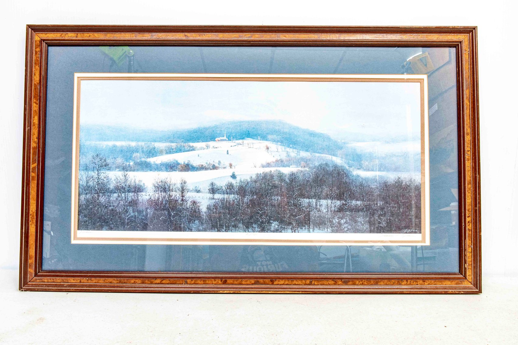 S/N Winter Landscape Framed Print by Tepker