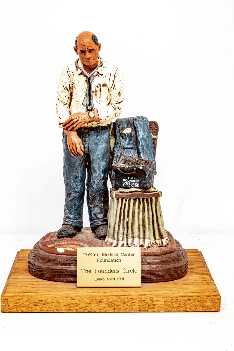 1988 Michael Garman Doctor House Call Sculpture