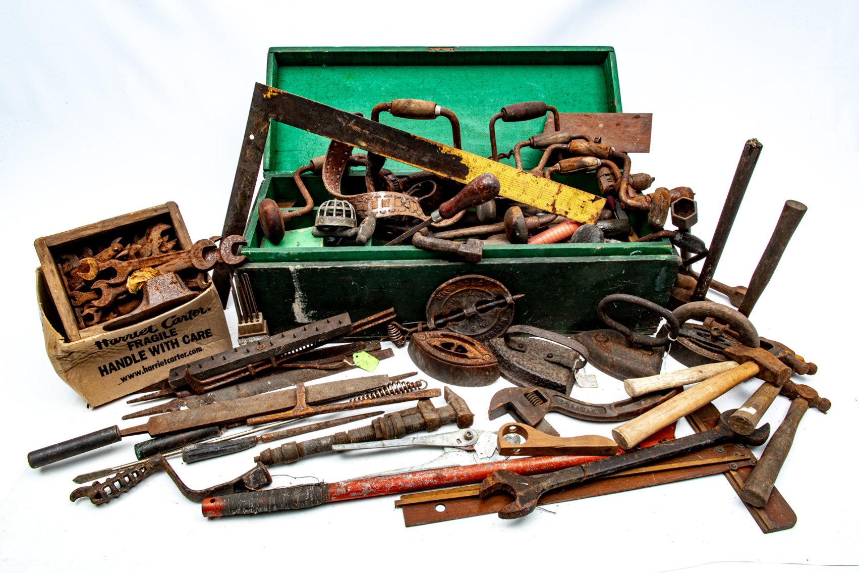 Vintage Hand Tools and Tool Box