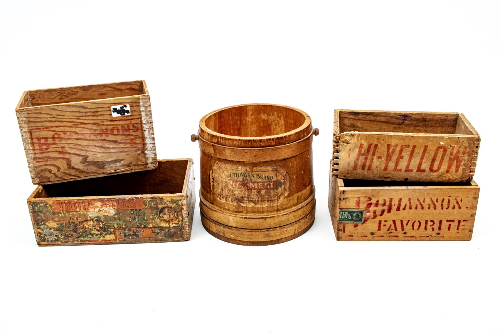 Advertising - Firkin & Tobacco Boxes