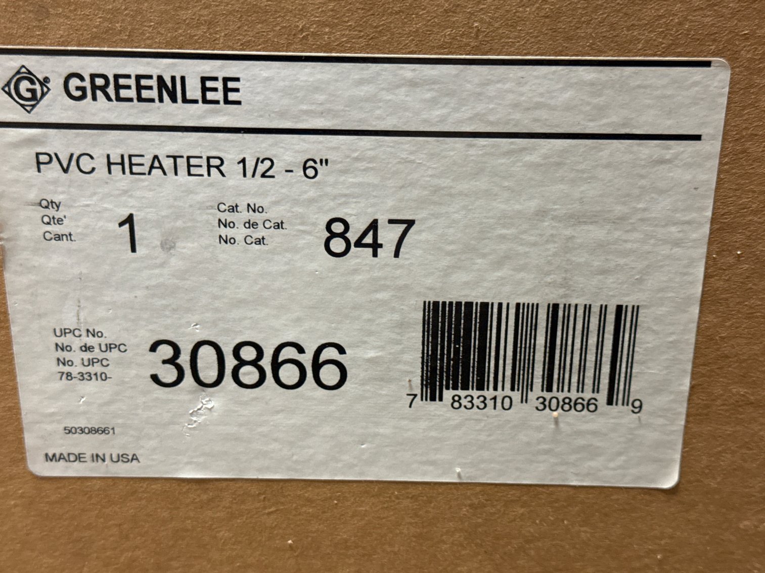 Image for PVC Heater 1/2-6