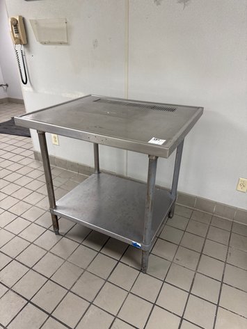 Image for Stainless Steel Beverage Table