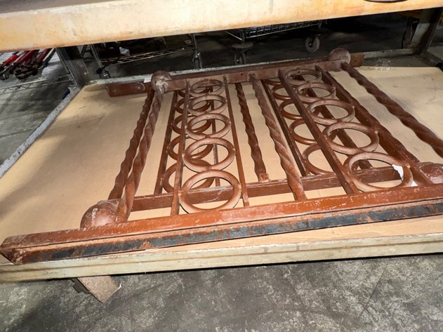 Image for (2) Iron Metal Rails