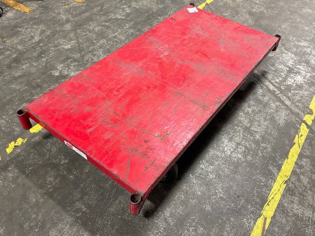 Image for Red Flat Bed Cart