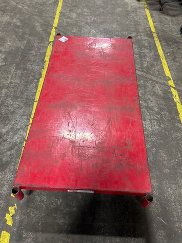 Image for Red Flat Bed Cart