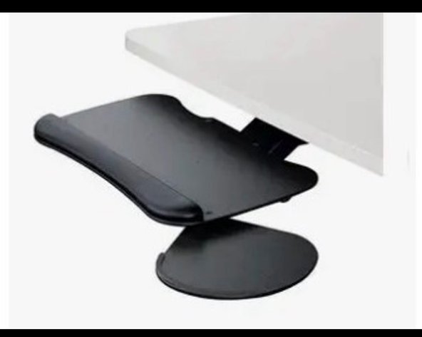 Image for (2) Haworth Jump Stuff Keyboard Tray With Adjustable Mouse