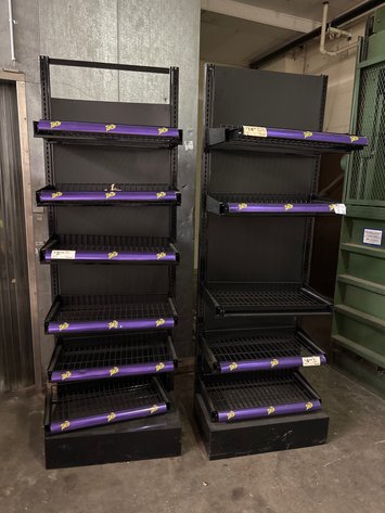 Image for (2) Wire Display Shelves