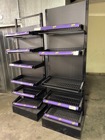 Image for (2) Wire Display Shelves